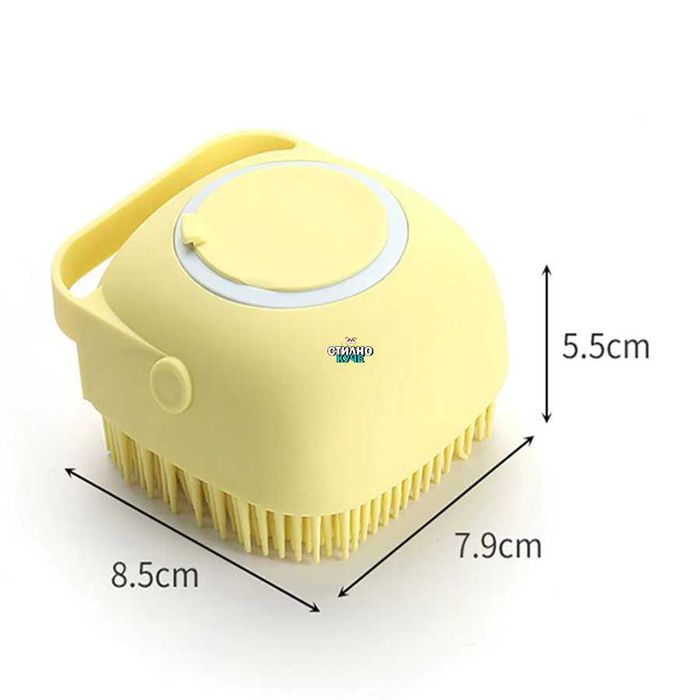 Силиконови четки за баня с пълнител за домашни любимци Четка за куче