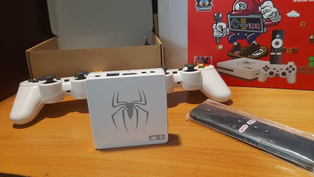 *Нова G7 Android 14 128GB 4GB 40,000 игри 15000 канала фил tv Game box