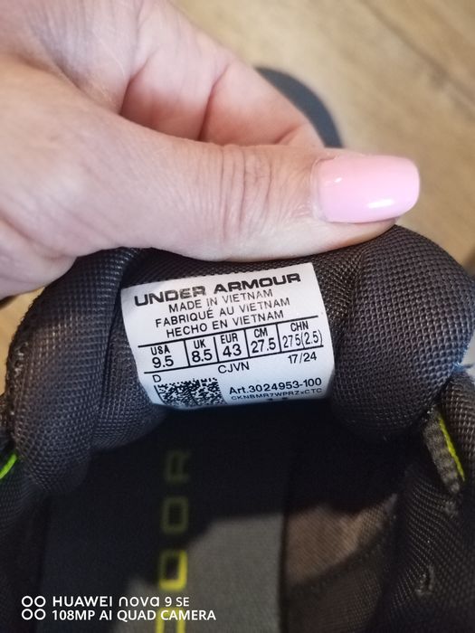 Маратонки Under Armour 43 номер