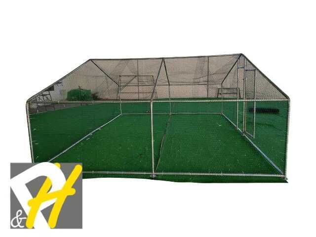 3х8м - 24 кв - птичарник / клетка за пилета