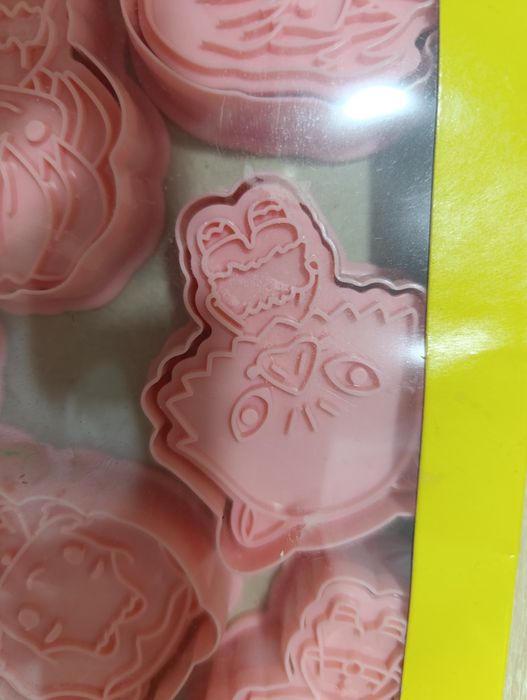 Набор формочек для печенья с аниме персонажами(штампы для вырубки)