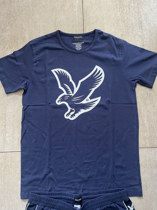 Нов Комплект от тениска и къси панталонки Lyle and Scott