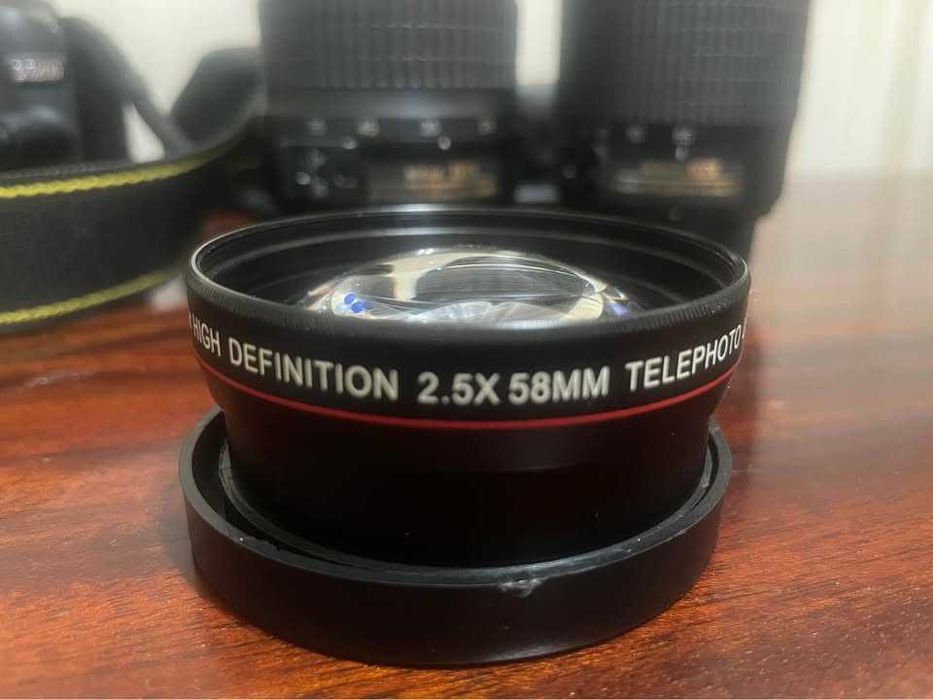 Зеркальный фотоаппарат Nikon D3200 Double Kit (18-55 + 55-200)