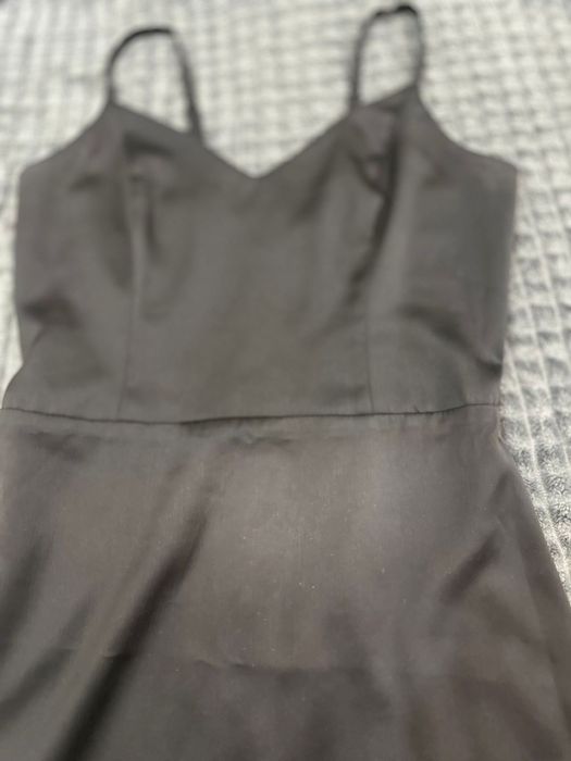 Платье короткое, черное