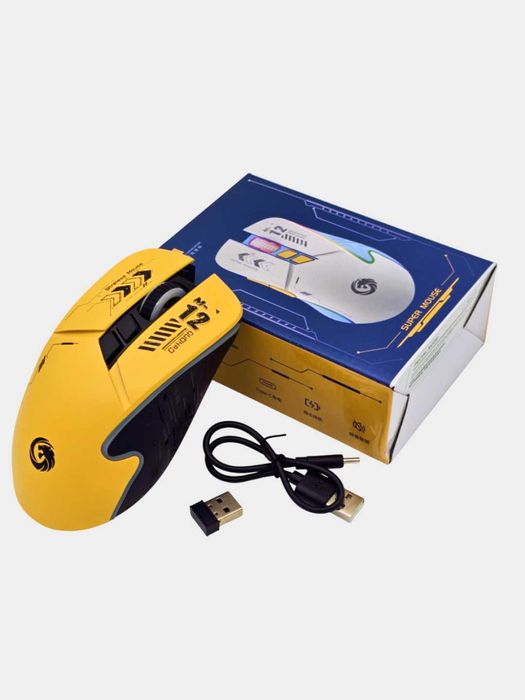 Мышка беспроводная игровая компьютерная для ноутбука и ПК