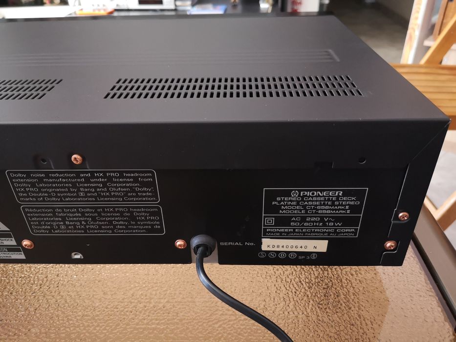 Pioneer A400 Amplifier / CT-656 Mark II