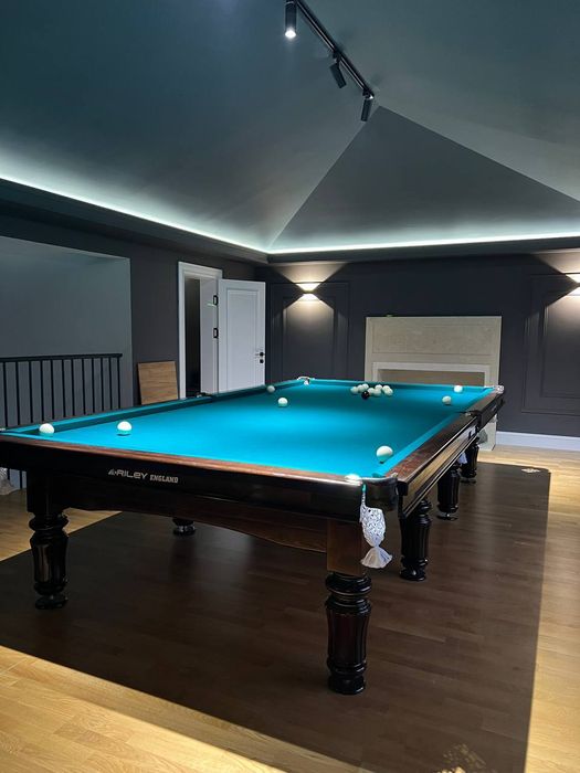 Бильярдный стол 12  мраморная покрытие. Размер 1.6х3.2