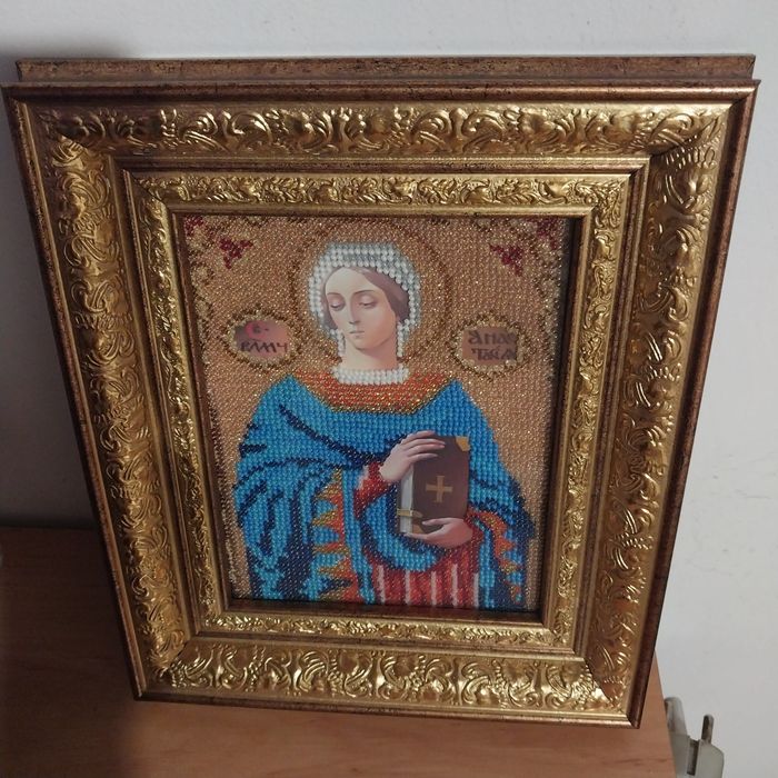 Продам  икону  из бисера.