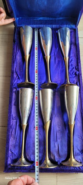 Set pahare Șampanie Argint