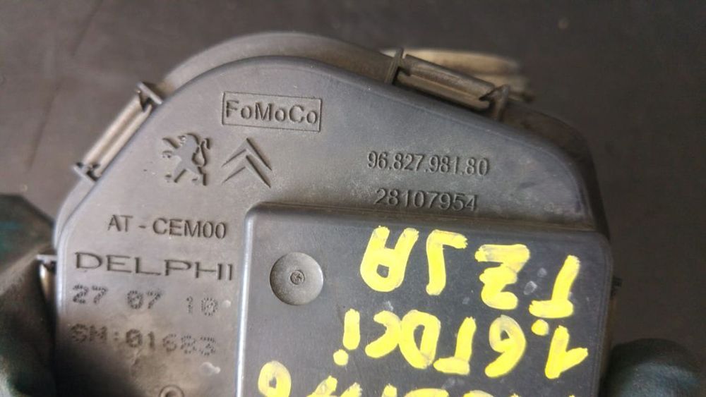 Clapeta acceleratie ford fiesta 6 1.6 tdci 9682798180