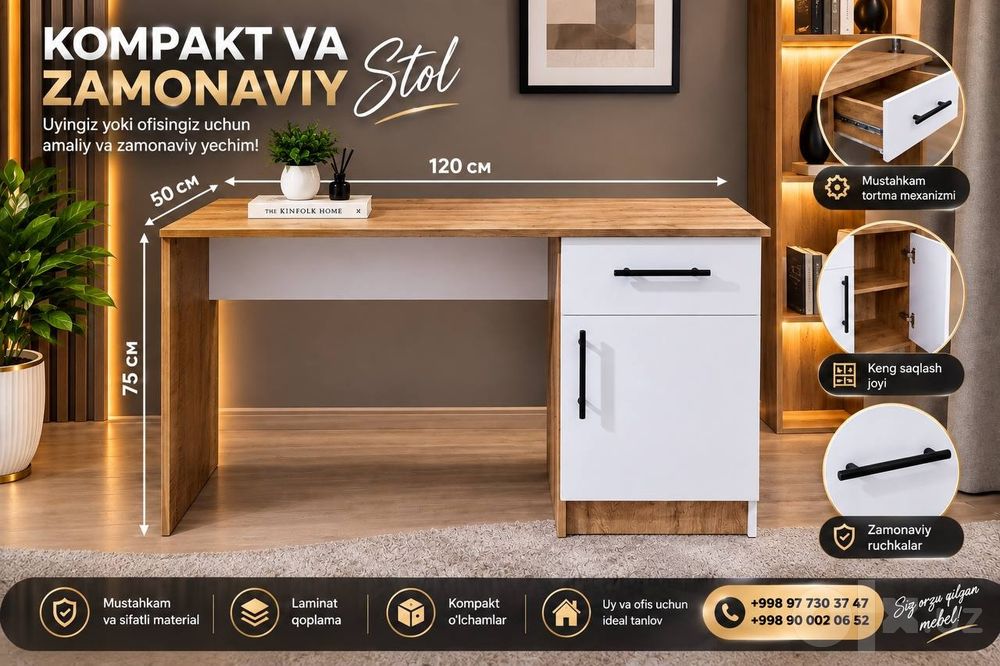 Parta stol pismenniy stol dars stoli mebel shkaf
