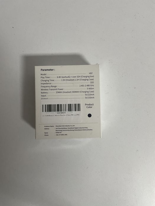 Casti Cillso H97 True Wireless Earbuds