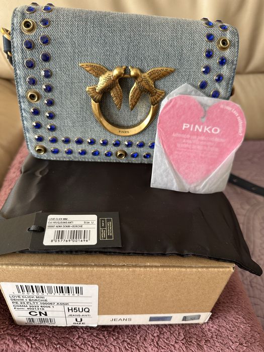 Дънкова чанта Pinko