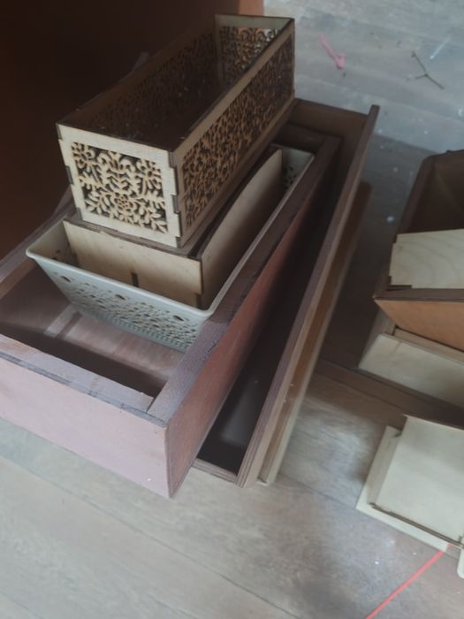 Коробки, ящики фанерные, разные