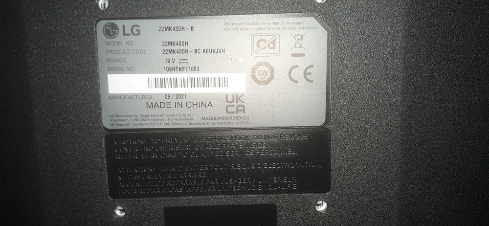 Monitor LG gaming LED IPS LG 21.5", Full HD, FreeSync, Negru, 22MK430H