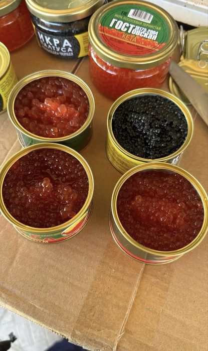 Икра красная-черная