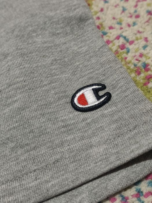 Pantaloni scurti Champion cu talie ajustabila cu snur, Gri melange,
