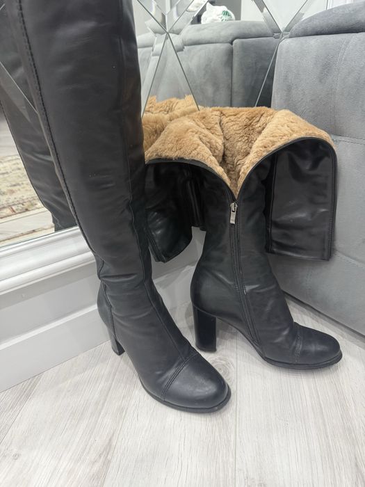 Сапоги ботфорты женские