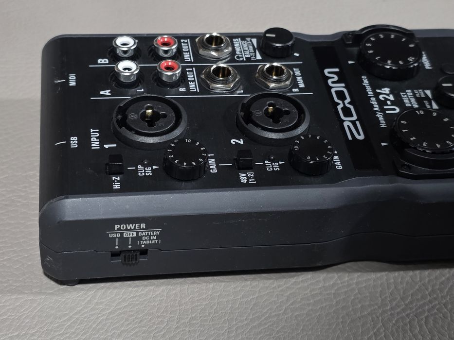 Interfață audio ZOOM U-24, handy audio , stereo,  usb ,xlr,