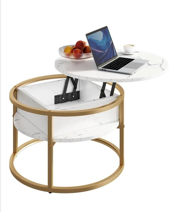 Кръгла повдигаща се холна маса Vicco 9393