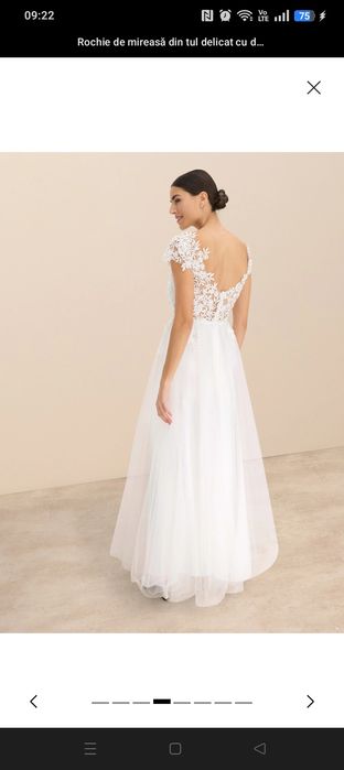 Rochie mireasă bonprix mărime mare