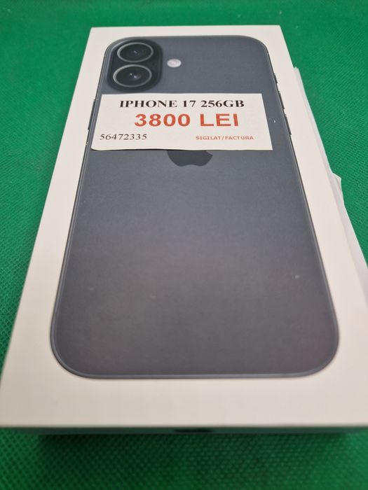 Iphone 17 256GB sigilat cu factura•Amanet Lazar Crangasi•56472