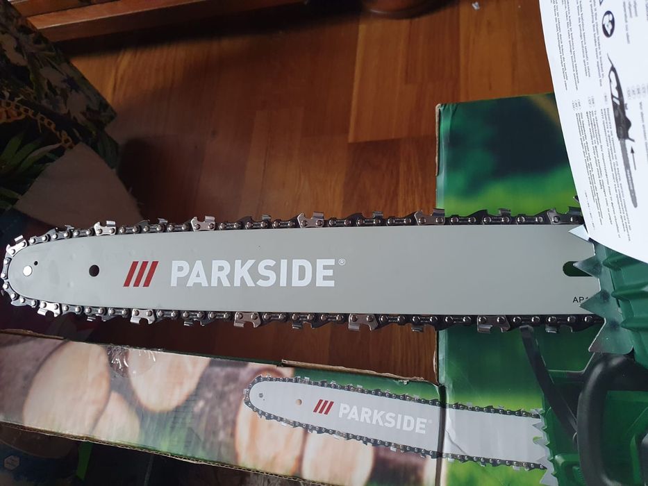 Drujba electrica si statie ascutit Parkside