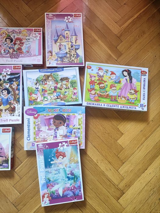 Пъзели 5+ 6+ frozen ariel