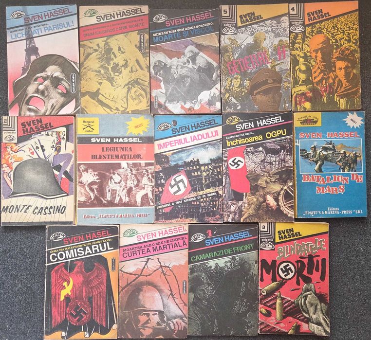 SVEN HASSEL - Set 14 titluri (complet)