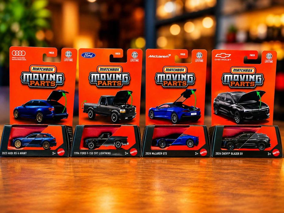 Мачбокс Подвижни части Audi McLaren Chevy