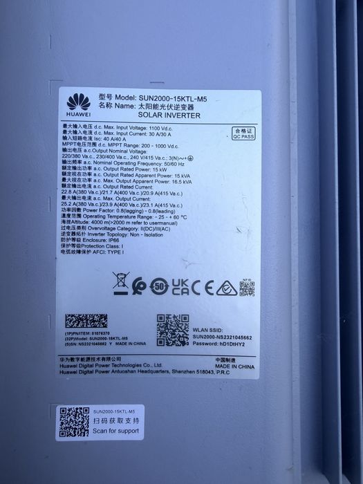 Vand invertor trifazic huawei