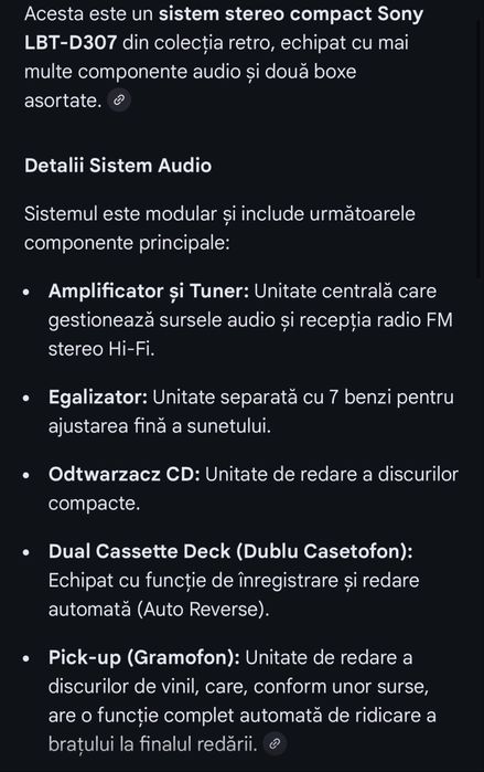 Rezervat pana pe 8 Decembrie !!Sistem / linie /statie / SONY redus 650