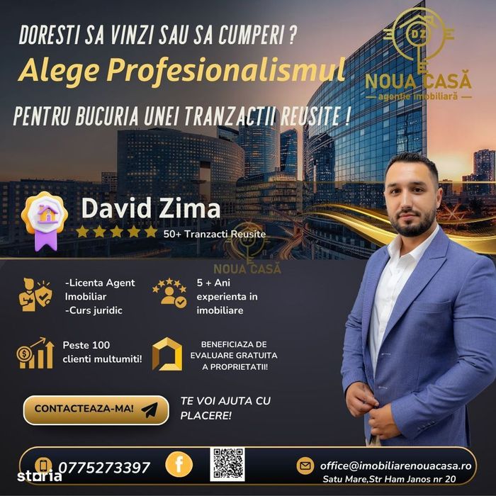 De vanzare Spatiu Central Satu Mare/Birouri/Restaurant/Magazin/Notar