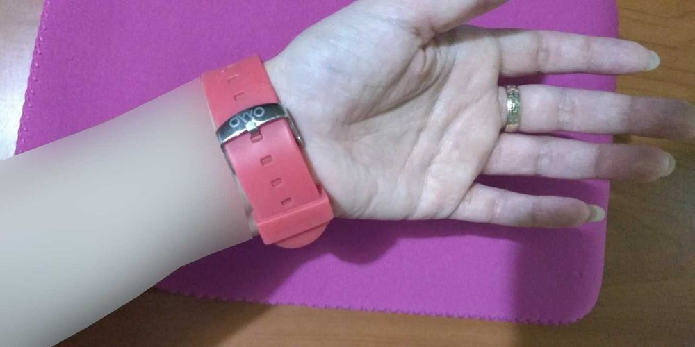 Ceas OYYO Waterproof de dama cu husa de silicon rezistent la apa