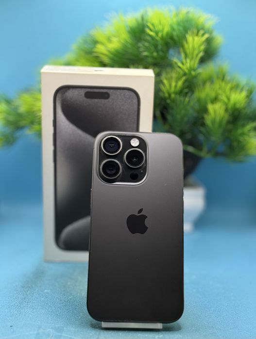 Apple iPhone 15 Pro, 256GB, 5G, Black Titanium