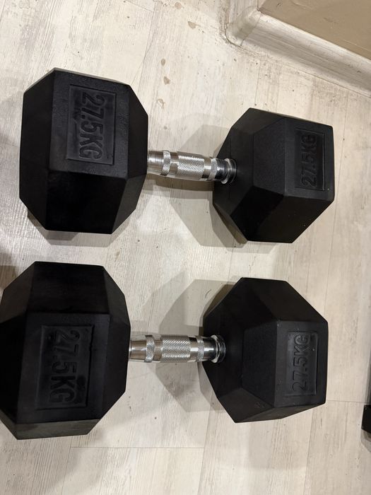 Хексагонални дъмбели 2 € кг