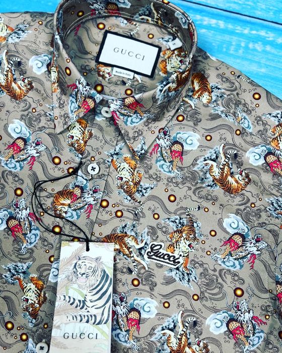 Camasa Gucci tiger premium model nou