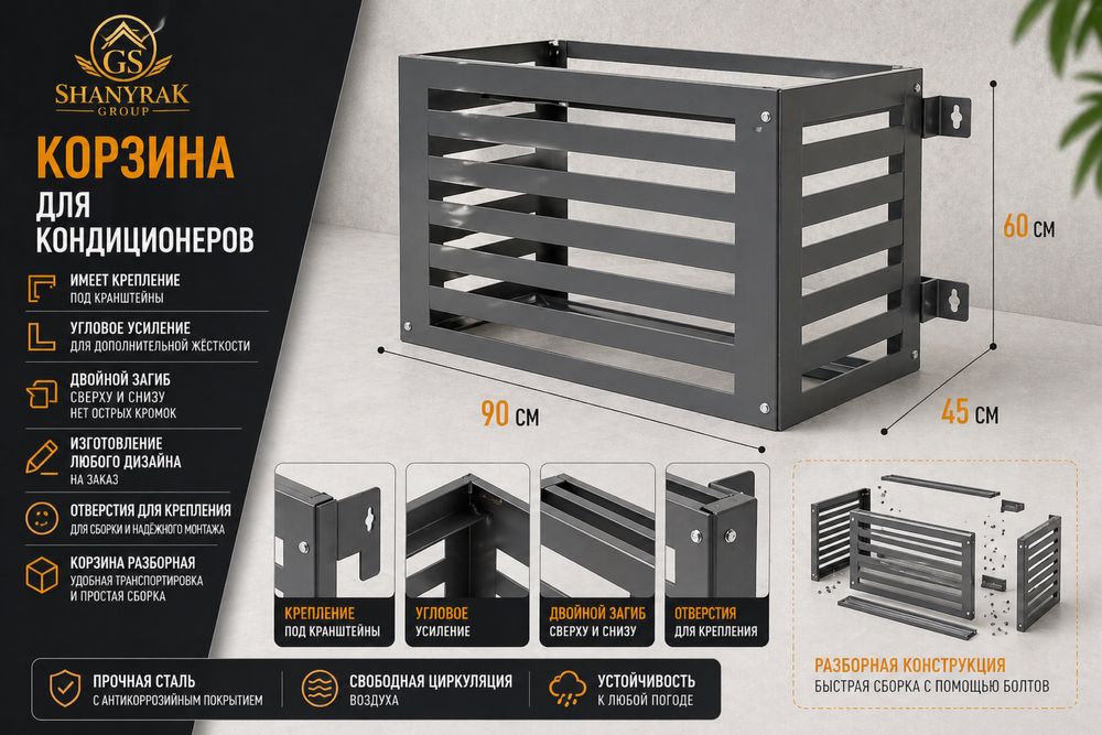 Фасадная корзина для кондиционеров