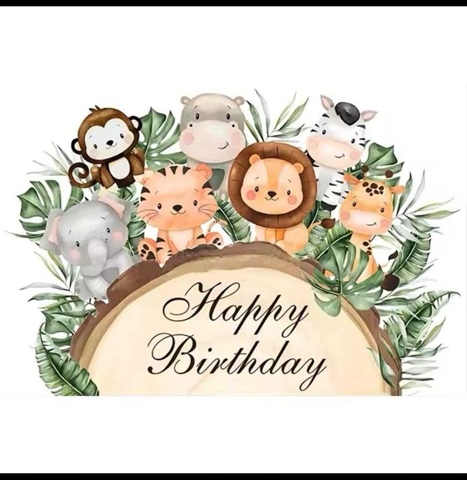 Фото декори за рожден ден - Пес патрул, Монстър Хай, Блуи, сафари