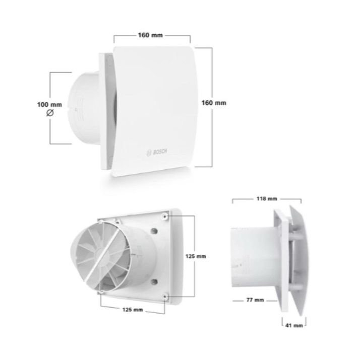 Вентилатор за баня Bosch-без датчик за влага
