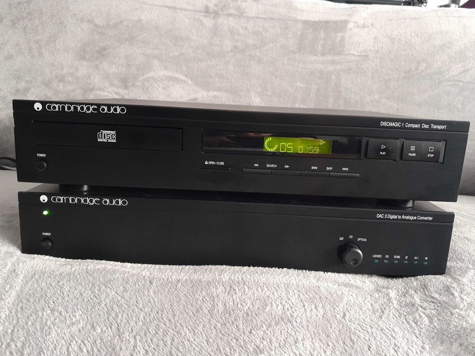set High-End CAMBRIDGE AUDIO DAC3 + DISC MAGIC1 Compact disc transport