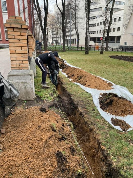 Септик под ключ Копка траншей Ямы