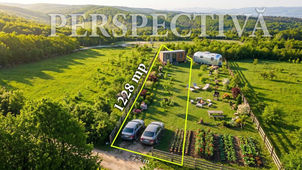 Teren 1228 mp între păduri - o oază de liniște la 20 km de Târgoviște