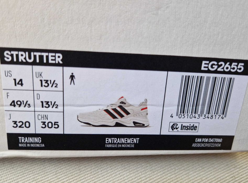 Маратонки Adidas Strutter EU 49 1/3 (US 14, UK13 1/3)