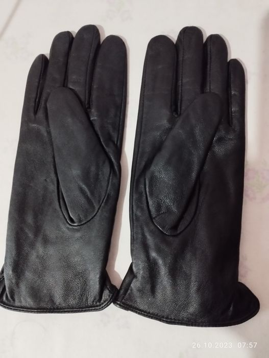 Перчатки кожаные