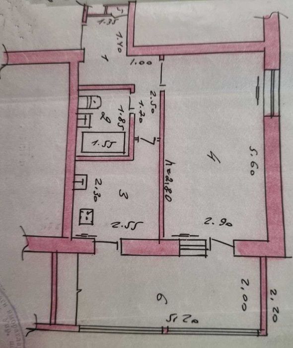 Продается 1в2-х ком. квартира. Буз-2. Эко-базар