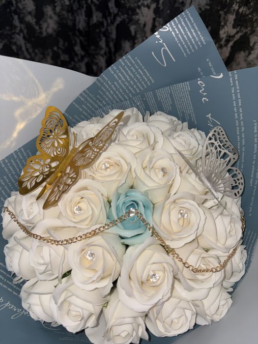 buchet 31 trandafiri din sapun