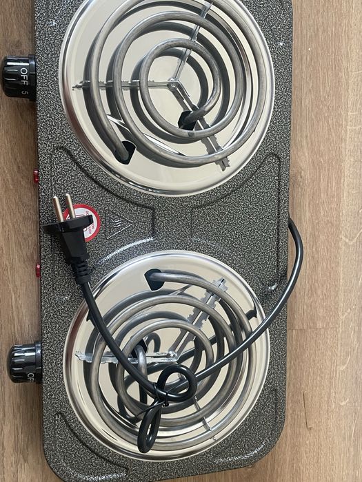 Настольная электрическая плита 2 конфорки