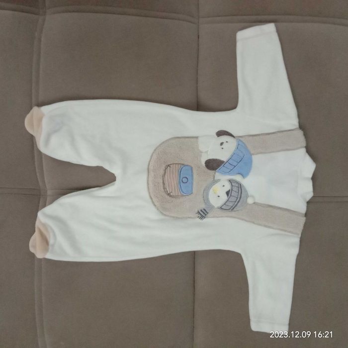 Теплый новорожденный слип