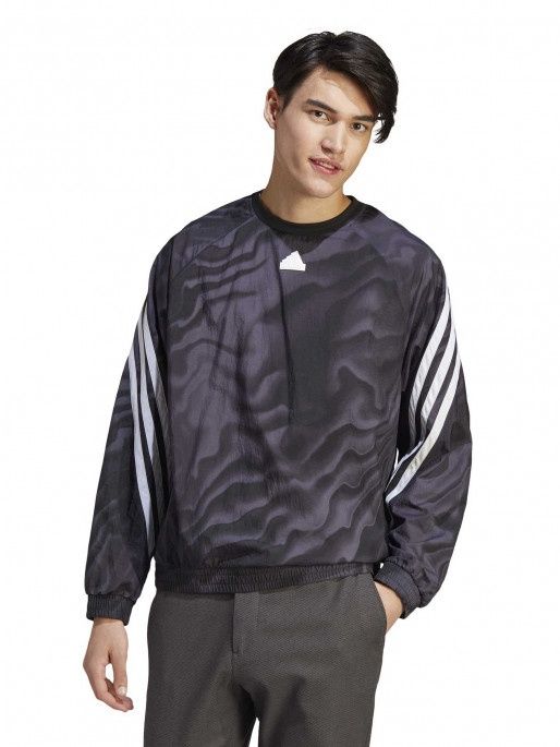 Adidas Future Icon Graphic Sweatshirt оригинално горнище L Адидас спорт яке тренировки горно